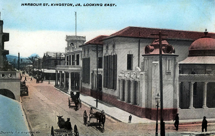 Harbour Street, Kingston, Jamaica circa 1900